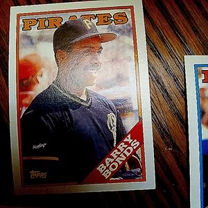 Barry bond Error card mint